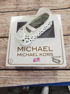 Michael Kors new baby white slip on shoes