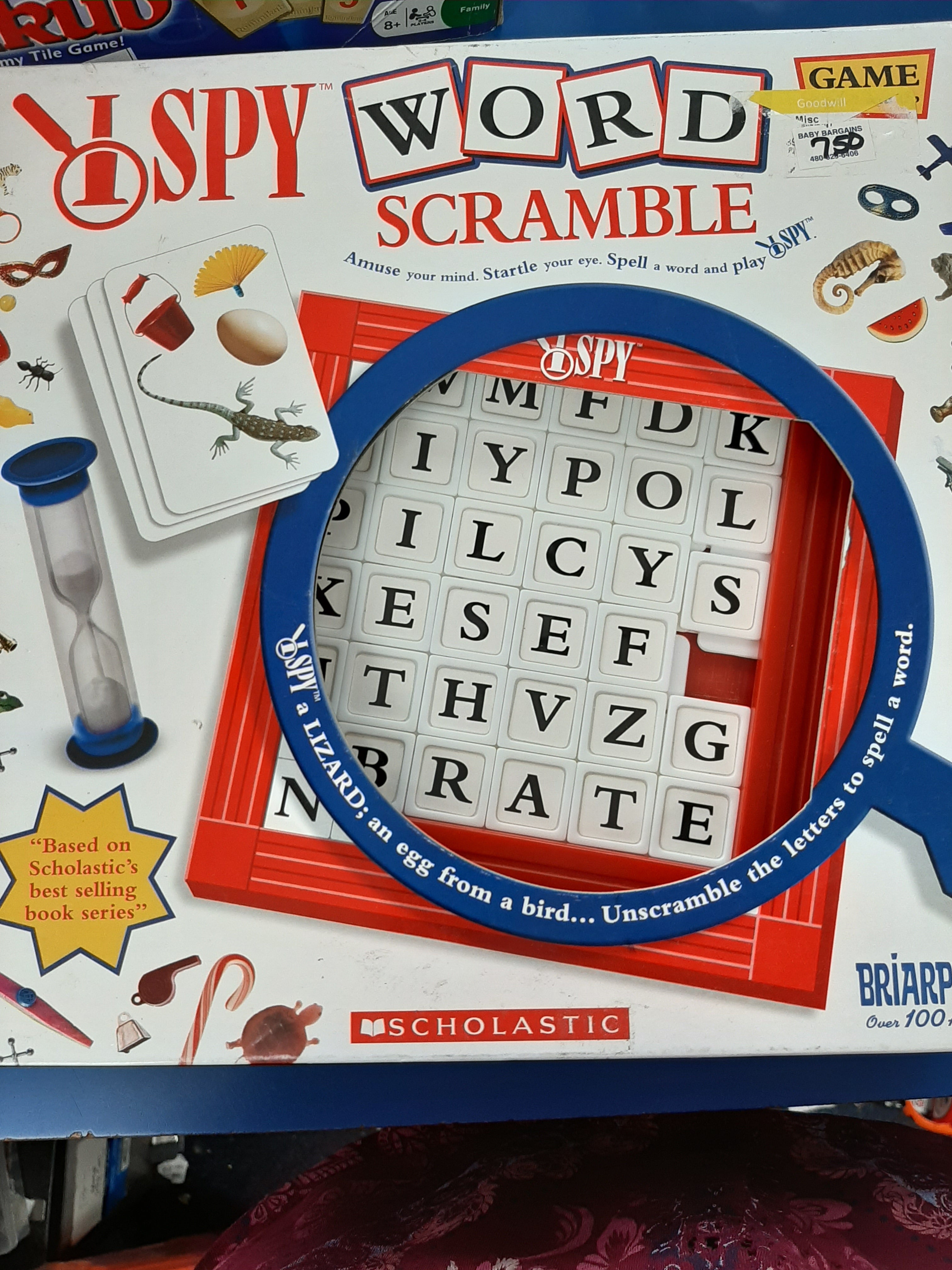 I Spy Word Scramble Game 7+