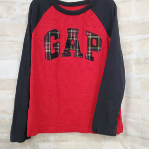 Gap Kids girls top red pullover L/S 5