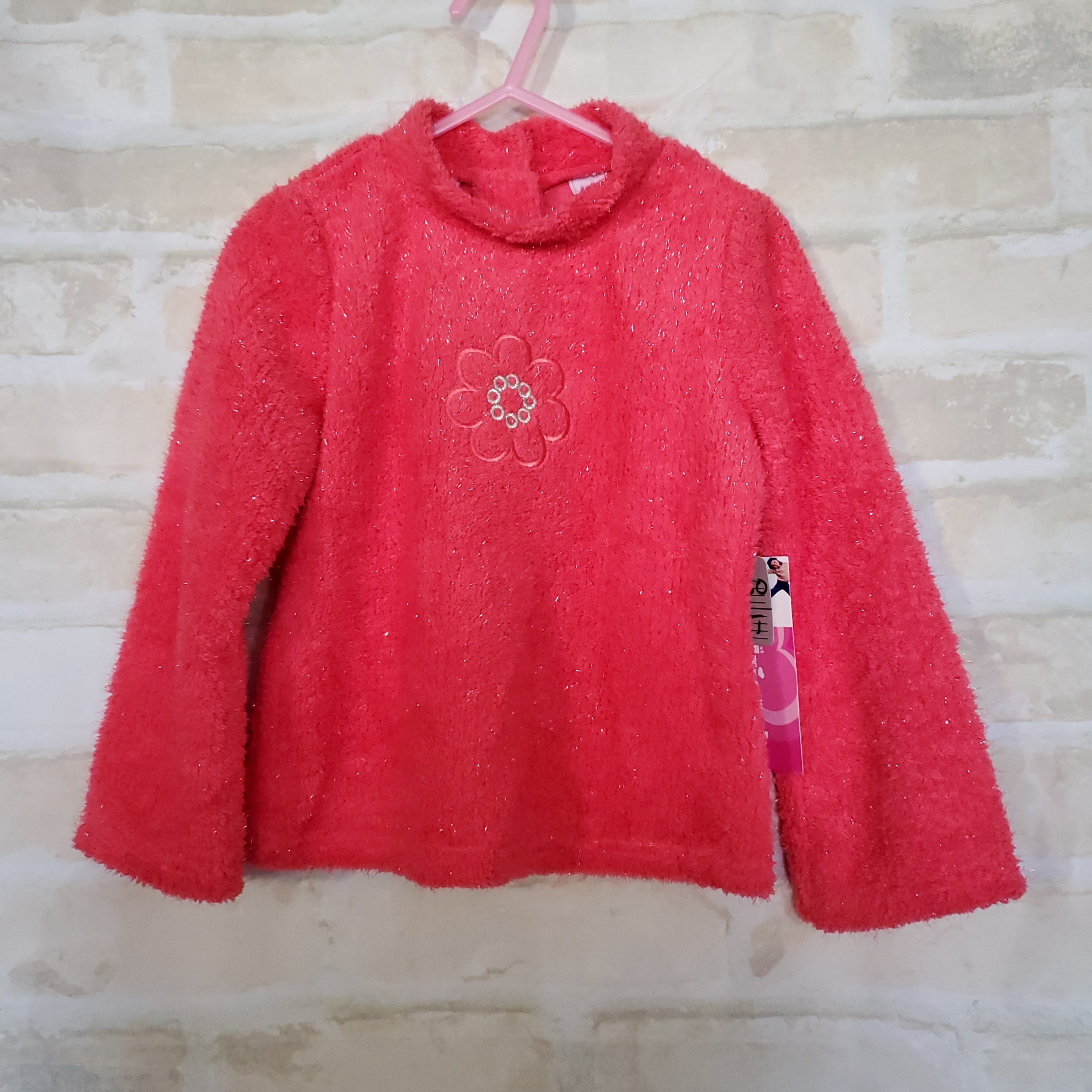 Just Friends girls sweater coral pullover L/S 4Tlppp