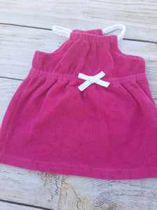 CIRCO Baby Girls Pink Terry Dress sz 9 mo