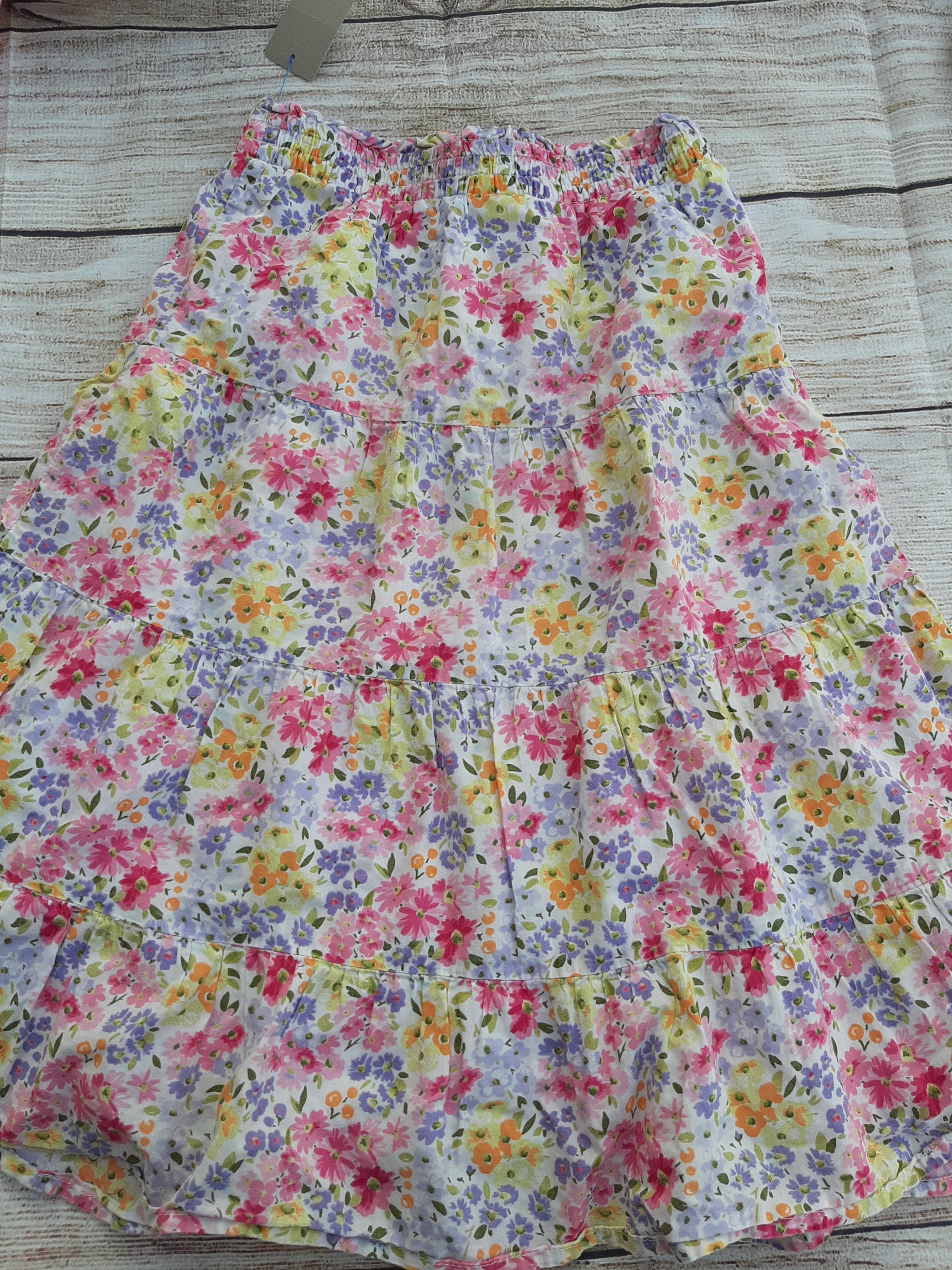 Gymboree Girls Floral Skirt sz 6