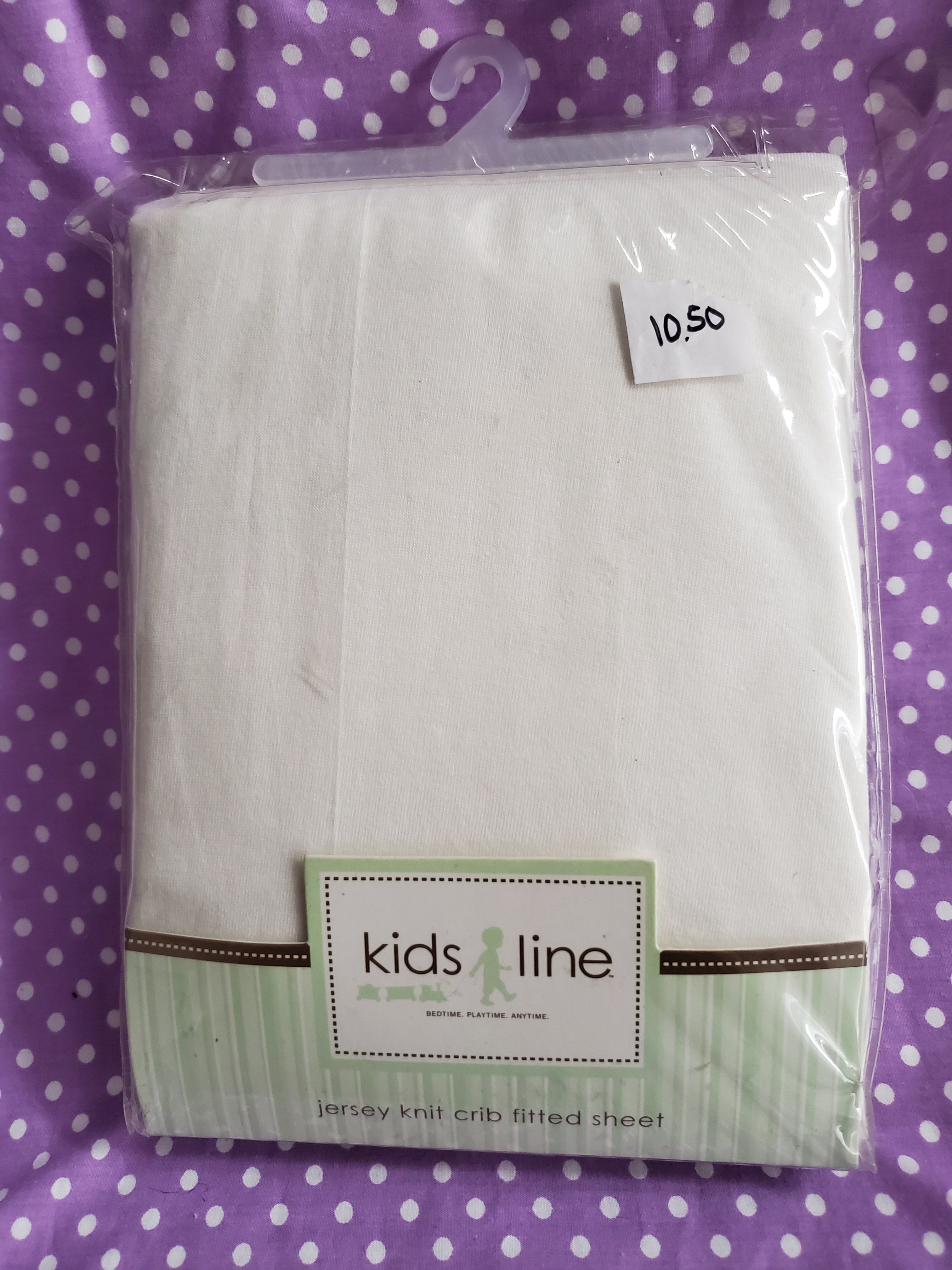 Kids line jersey knit fitted sheet