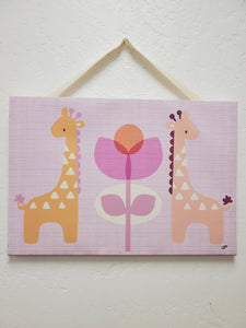 Picture of 2 giraffes