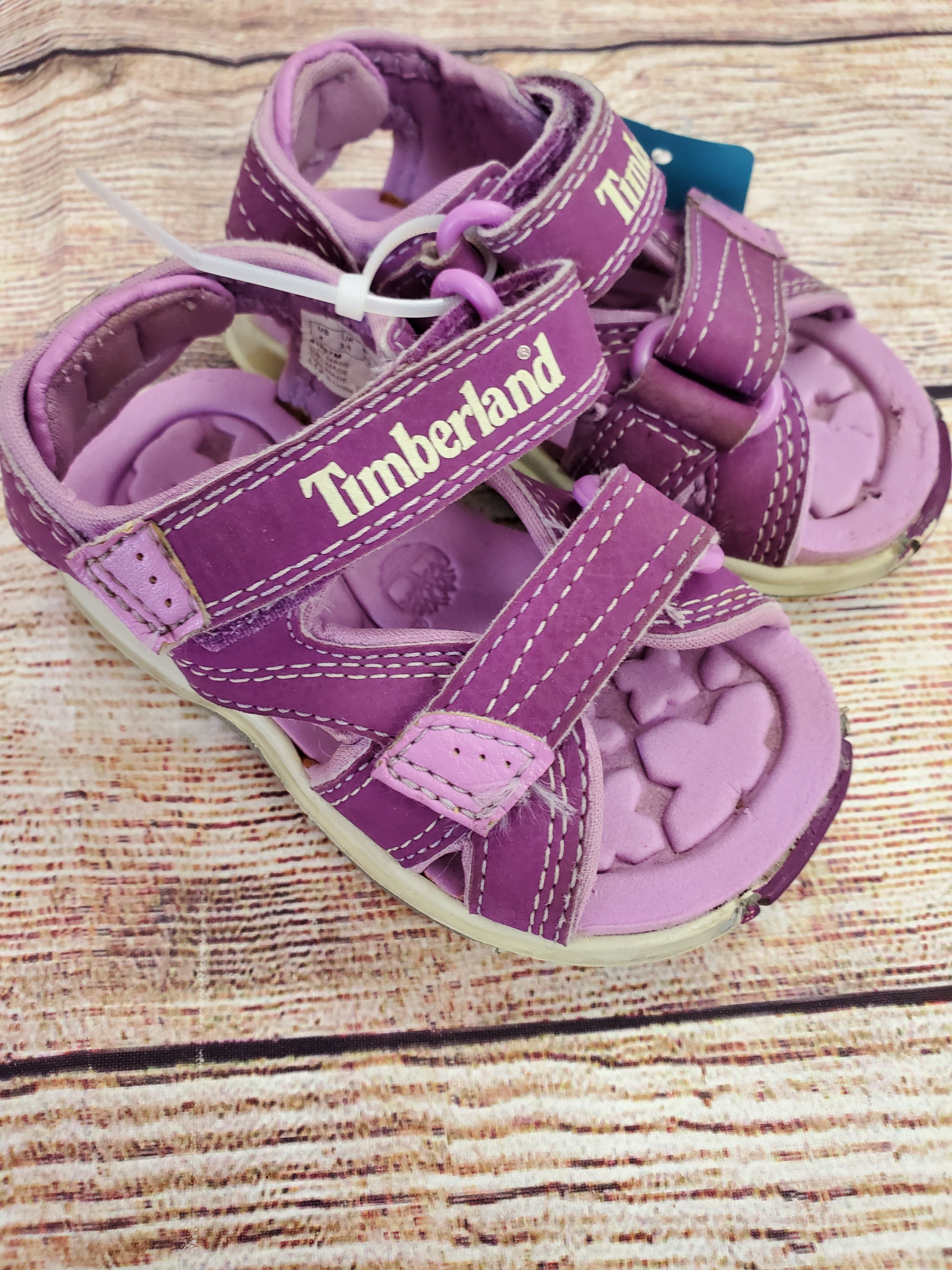 Timberland girl sandals sz 4