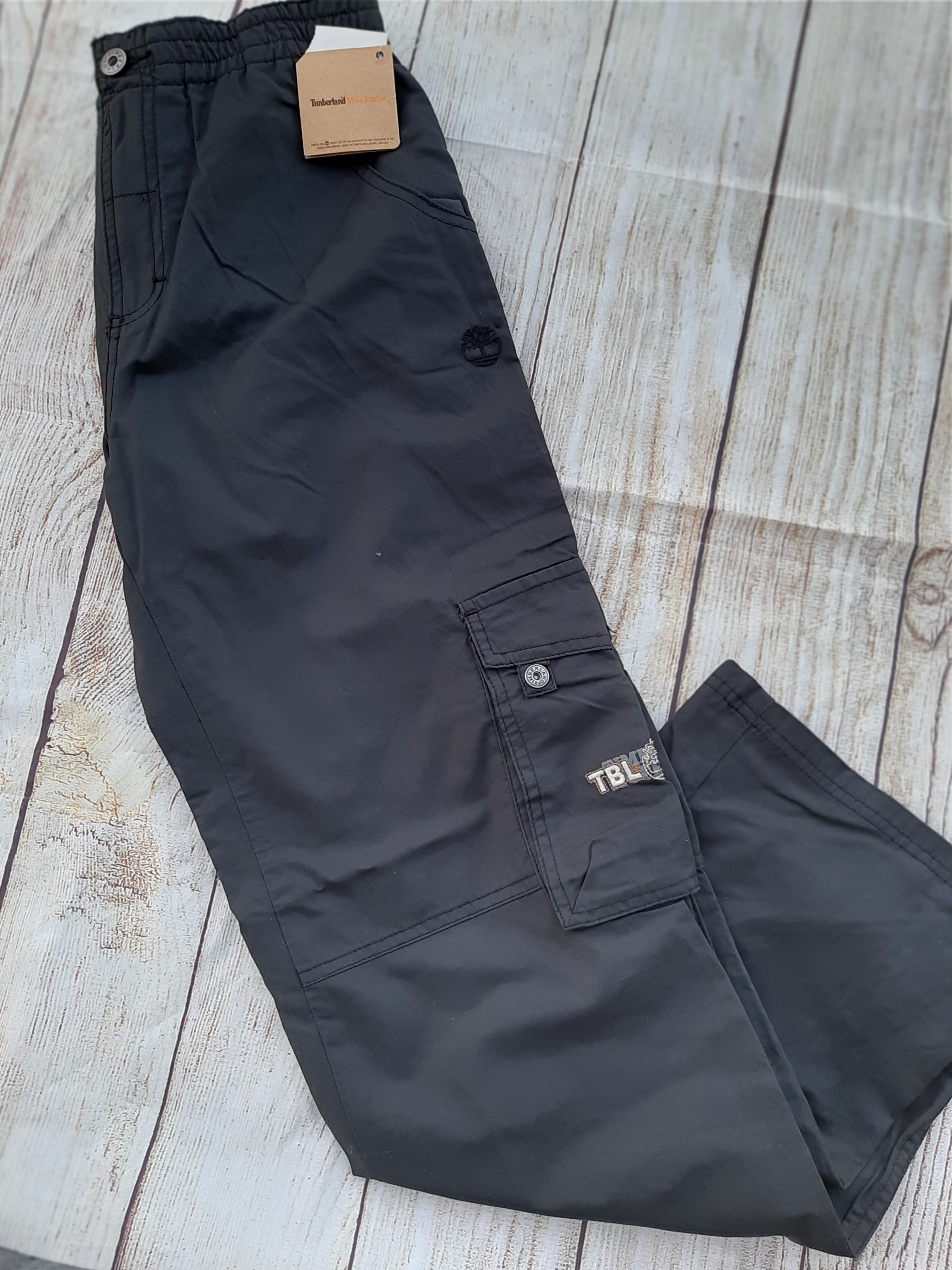 Timberland Boys NWT Casual Grey Cargo Pants sz 14