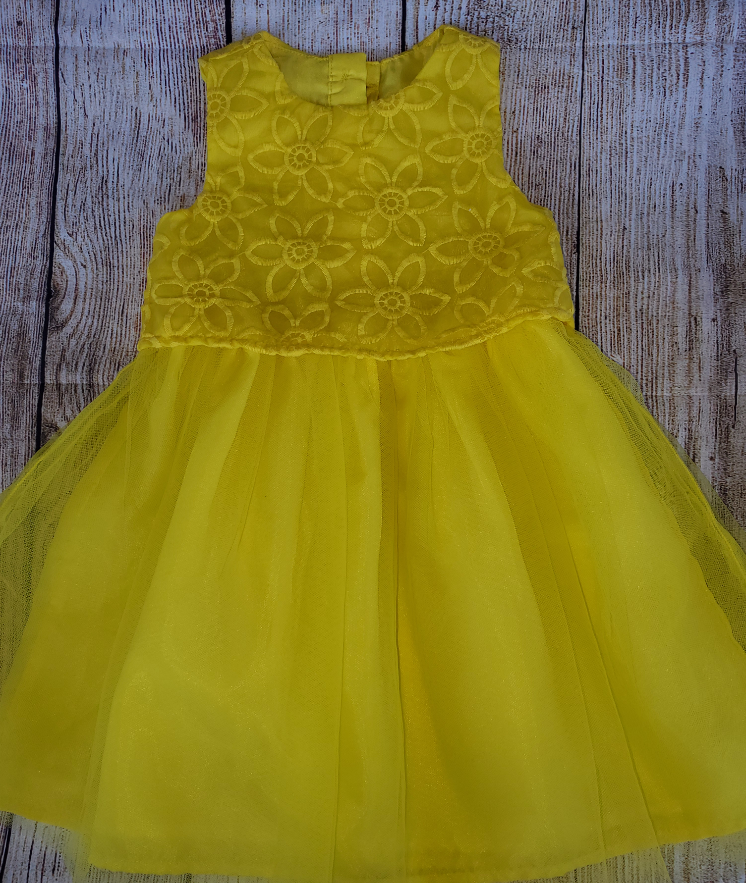 Baby Girl yellow dress sz 18 months