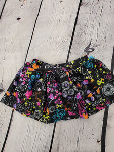 Amy Coe rock & roll skirt with attached shorts sz 24 months