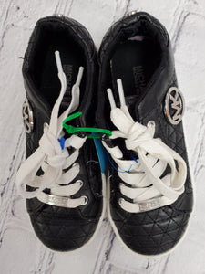 Michael Kors girls black tennis shoes sz 12