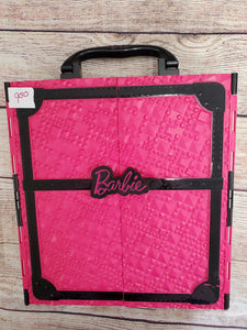 Barbie Mattel wardrobe case pink/black 2011