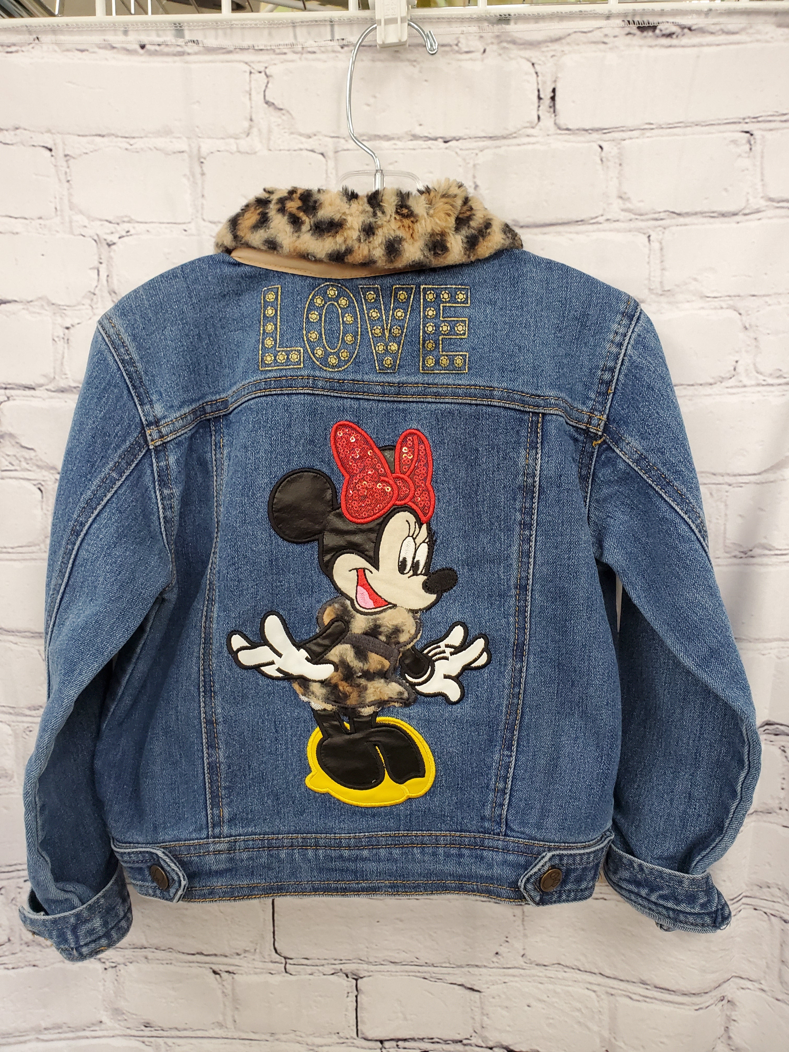 Disney Jr. Minnie girls jacket denim blue 5/6