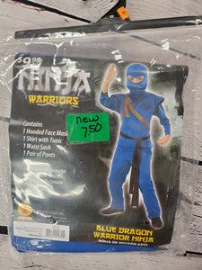 Ninja Warriors new kids costume 8-10