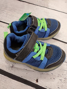 Carter's boys tennis shoes blue velcro 7